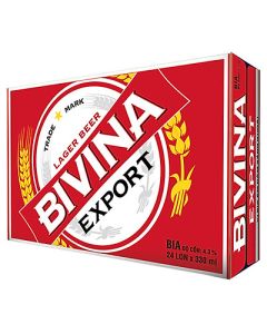 Bia Bivina Export (330ml x 24 lon)
