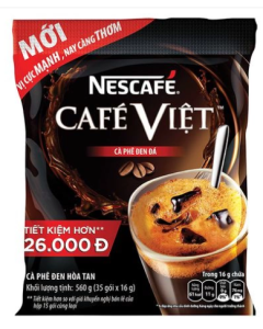 Cà Phê Đen Đá Nescafe Việt Bịch 560gr (35*16gr)