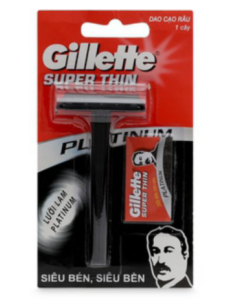Dao cạo Gillette cán đen x 144 (6 cây/vỉ)