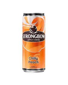 Nước Táo Lên Men Strongbow Chilly Peach (330ml x 24 Lon)