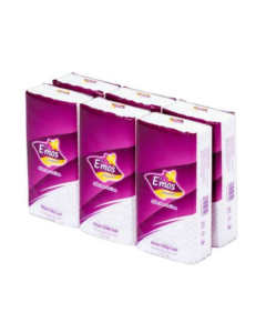 Khăn Giấy bỏ túi E'mos Premium 3 lớp-12 tờ (6 gói/Lốc)