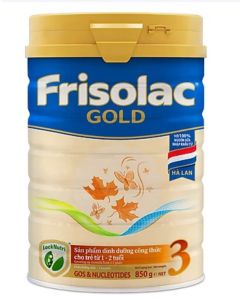 Sữa bột Frisolac Gold số 3 850g (1 - 2 tuổi)