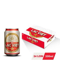 Bia Lạc Việt 330ml x 24 Lon