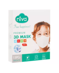 Khẩu trang Niva 3D trẻ em hộp 15 cái (Lốc 6 Hộp)
