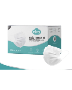 Khẩu trang Niva y tế 4 lớp hộp 50 cái