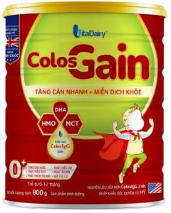 Sữa Bột Colos Gain 0+ 800g - S