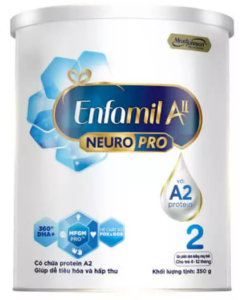 Sữa Bột Enfamil A2 NeuroPro số 2 Follow Up Formula 350g (6 - 12 tháng )