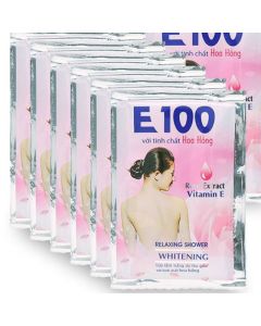 Sữa Tắm E100 Hoa Hồng 24 Gói