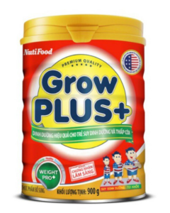 Sữa bột Grow Plus + Suy Dinh Dưỡng trên 1 tuổi (900g)