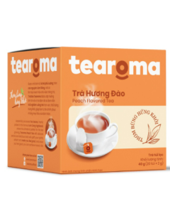 Trà túi lọc TeaRoma vị đào (20 gói x 2gr)