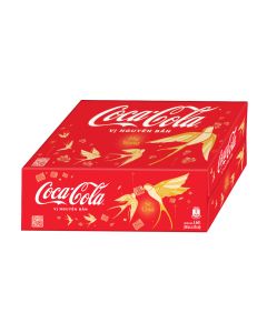 Thùng Nước Ngọt Coca Cola Lon 235ml - Tết