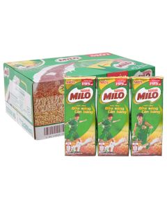 Thức Uống Ngũ Cốc Uống Liền Milo (195ml x 30 Hộp)