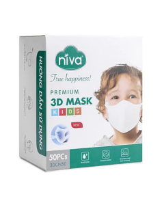 Khẩu trang Niva 3D trẻ em hộp 50 cái