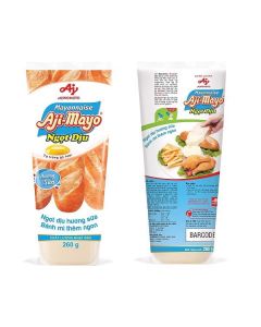 Xốt Mayonnaise Aji-Mayo Ngọt Dịu 260g (Combo 15 tuýp)