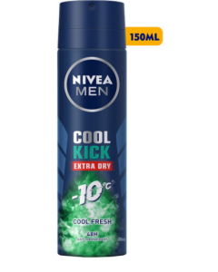 XNM Nivea Men N Cool Kick Extra Dry Mát Lạnh - Siêu Khô Thoáng 150ml