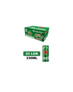 Bia Heineken Sleek Lon cao (330ml x 24 lon)- Tặng 4 Lon Phiên Bản Giới Hạn